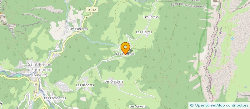 localisation de l'entreprise MONSIEUR ANTHONY BONDAT  SAINT PIERRE D'ENTREMONT