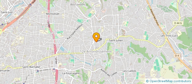 localisation de l'entreprise MONSIEUR ANTHONY BONDIL  MARSEILLE