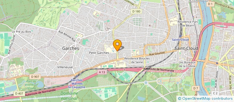 localisation de l'entreprise MONSIEUR ANTHONY BONILLA  GARCHES