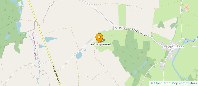 localisation de l'entreprise MONSIEUR ANTHONY BONNET  LA CELLE-CONDE