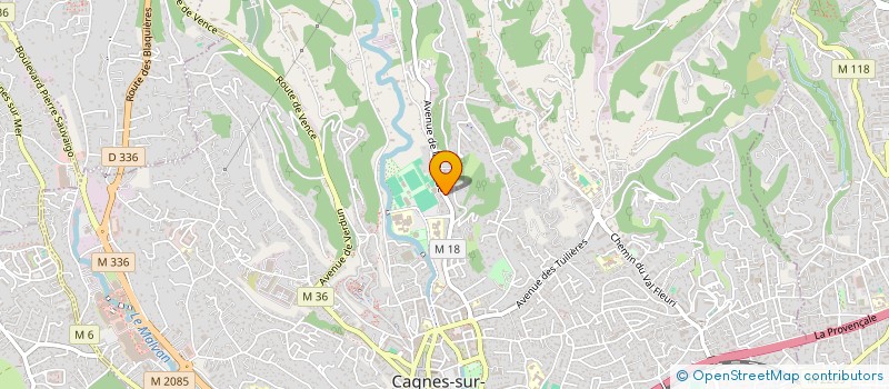 localisation de l'entreprise MONSIEUR ANTHONY BORGIA à CAGNES-SUR-MER