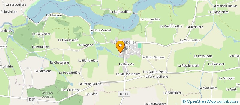 localisation de l'entreprise MONSIEUR ANTHONY BORKOWSKI  LA CHAPELLE-ERBREE