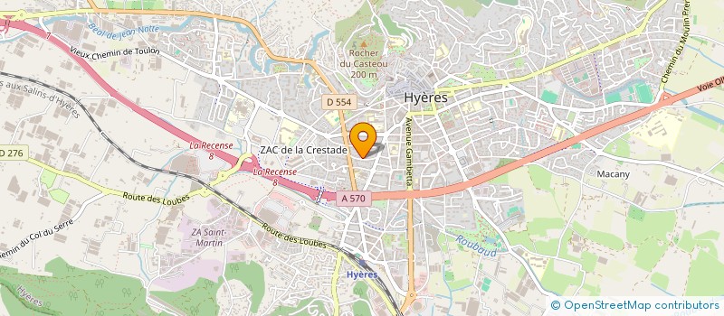 localisation de l'entreprise MONSIEUR ANTHONY BORR à HYERES