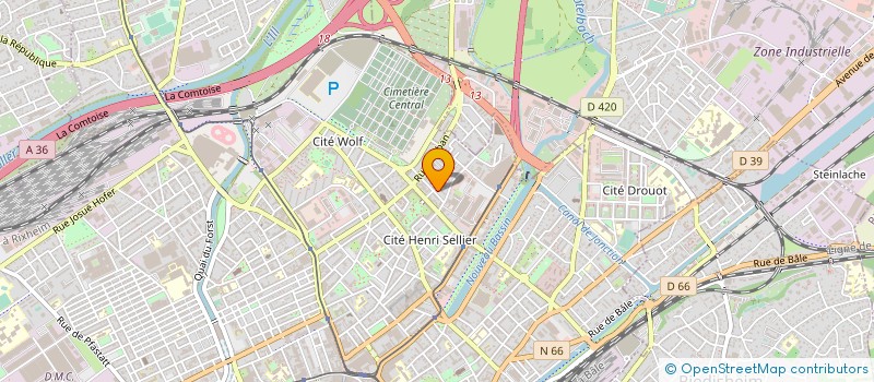 localisation de l'entreprise MONSIEUR ANTHONY BOTELLA  MULHOUSE