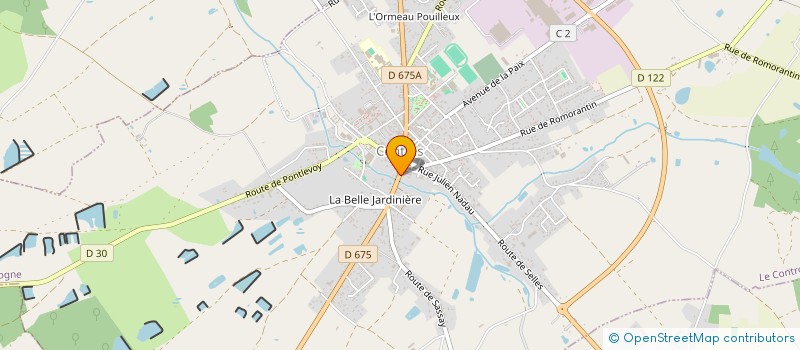 localisation de l'entreprise MONSIEUR ANTHONY BOUBINET  LE CONTROIS-EN-SOLOGNE