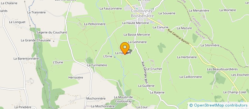 localisation de l'entreprise MONSIEUR ANTHONY BOUCEY  COULOUVRAY-BOISBENATRE