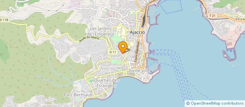 localisation de l'entreprise MONSIEUR ANTHONY BOUCHEZ à AJACCIO