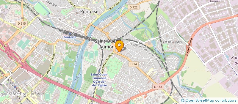 localisation de l'entreprise MONSIEUR ANTHONY BOUDET à SAINT-OUEN-L'AUMONE