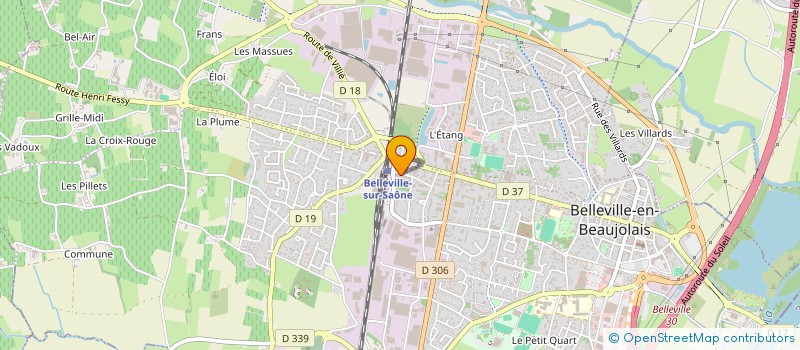 localisation de l'entreprise MONSIEUR ANTHONY BOUGRELLE  BELLEVILLE-EN-BEAUJOLAIS