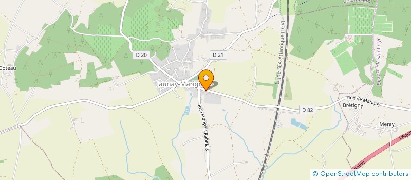 localisation de l'entreprise MONSIEUR ANTHONY BOUIN  SAINT-MARTIN-LA-PALLU