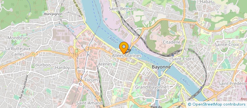 localisation de l'entreprise MONSIEUR ANTHONY BOULANGER  BAYONNE