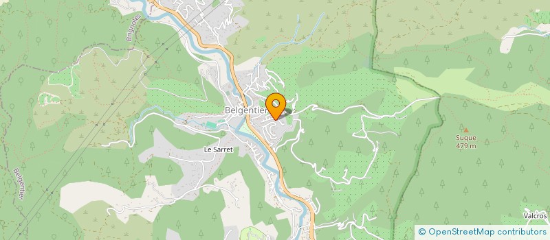 localisation de l'entreprise MONSIEUR ANTHONY BOULIERE  BELGENTIER