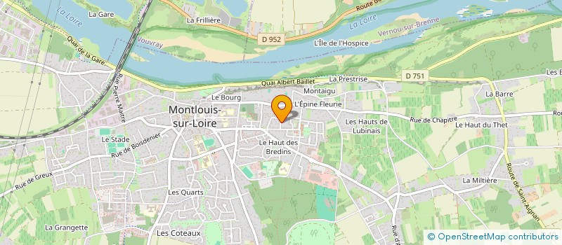 localisation de l'entreprise MONSIEUR ANTHONY BOULME  MONTLOUIS-SUR-LOIRE