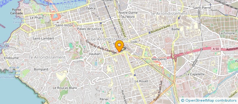 localisation de l'entreprise MONSIEUR ANTHONY BOUQEZ à MARSEILLE