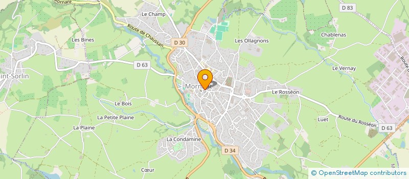 localisation de l'entreprise MONSIEUR ANTHONY BOUQUET  MORNANT