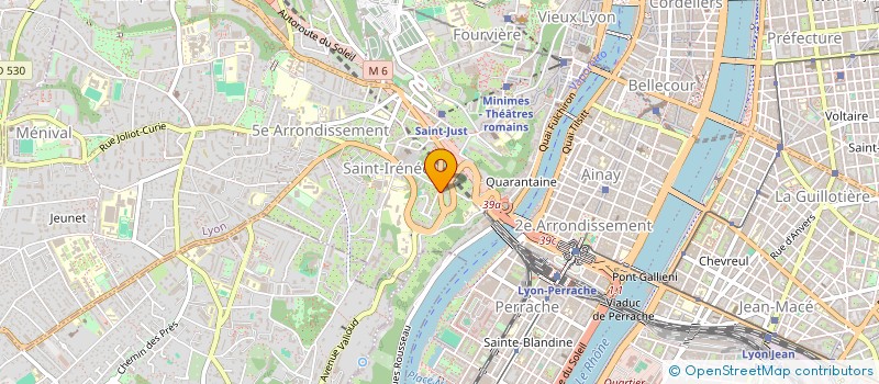 localisation de l'entreprise MONSIEUR ANTHONY BOURDILLAT à LYON 5EME