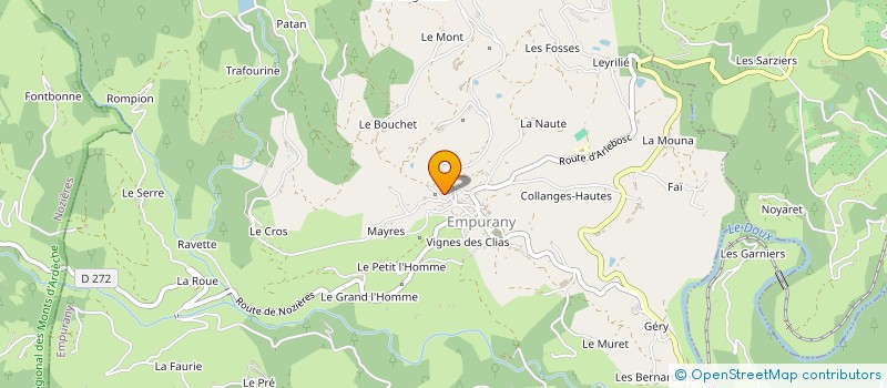 localisation de l'entreprise MONSIEUR ANTHONY BOURGEAT  SAINT-BARTHELEMY-GROZON