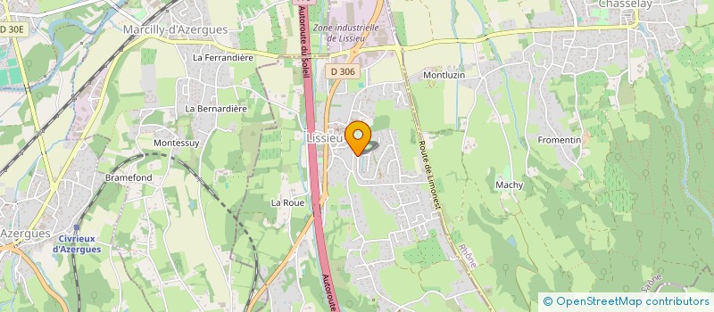 localisation de l'entreprise MONSIEUR ANTHONY BOURGIN  LISSIEU