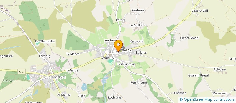 localisation de l'entreprise MONSIEUR ANTHONY BOURHIS  PLOUDIRY