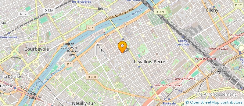 localisation de l'entreprise MONSIEUR ANTHONY BOURREAU à LEVALLOIS-PERRET