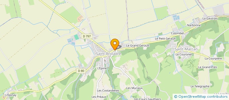 localisation de l'entreprise MONSIEUR ANTHONY BOUST  SAINT-BROLADRE