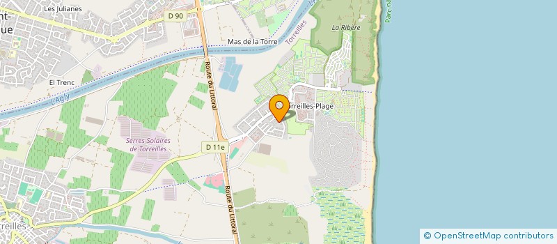 localisation de l'entreprise MONSIEUR ANTHONY BOUTARD  TORREILLES