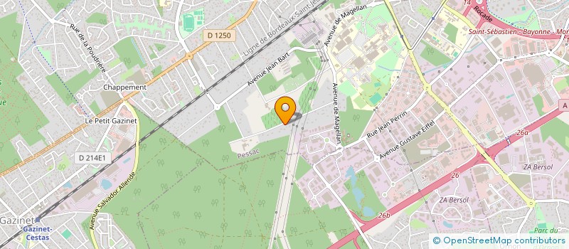 localisation de l'entreprise MONSIEUR ANTHONY BOUTER  PESSAC