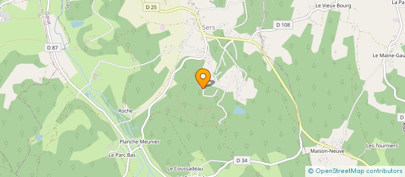 localisation de l'entreprise MONSIEUR ANTHONY BOUYER  SERS