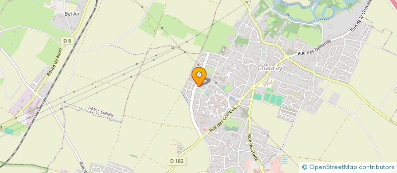 localisation de l'entreprise MONSIEUR ANTHONY BOUYOU  CHAURAY