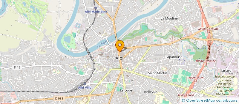 localisation de l'entreprise MONSIEUR ANTHONY BOYER à ALBI