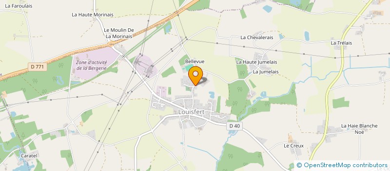 localisation de l'entreprise MONSIEUR ANTHONY BRADANE  LOUISFERT