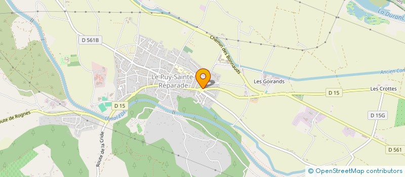 localisation de l'entreprise MONSIEUR ANTHONY BRAGARD  LE PUY-SAINTE-REPARADE