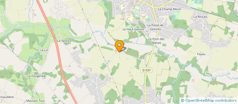 localisation de l'entreprise MONSIEUR ANTHONY BRARD  TREILLIERES