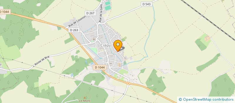 localisation de l'entreprise MONSIEUR ANTHONY BREBANT  CREPY