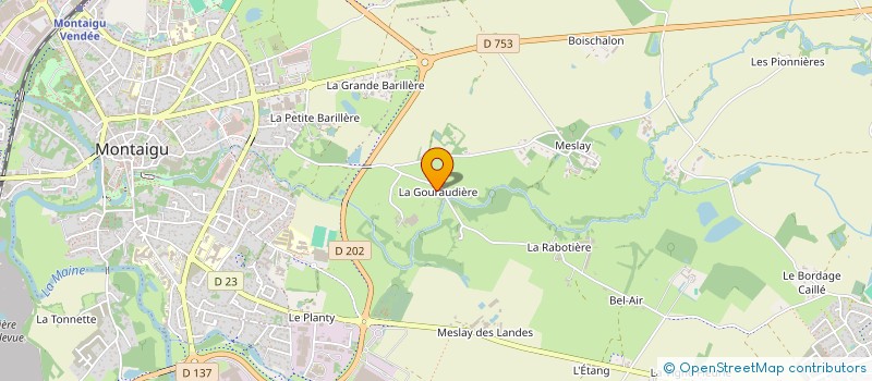 localisation de l'entreprise MONSIEUR ANTHONY BRENON à MONTAIGU-VENDEE