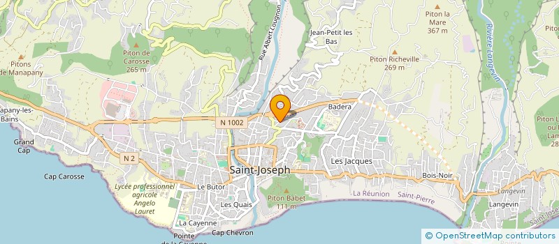 localisation de l'entreprise MONSIEUR ANTHONY BRESSON à SAINT-JOSEPH