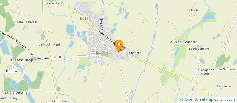 localisation de l'entreprise MONSIEUR ANTHONY BREVET  CHEMILLE-EN-ANJOU