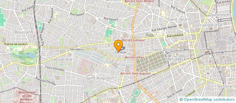 localisation de l'entreprise MONSIEUR ANTHONY BRIENTIN  BORDEAUX