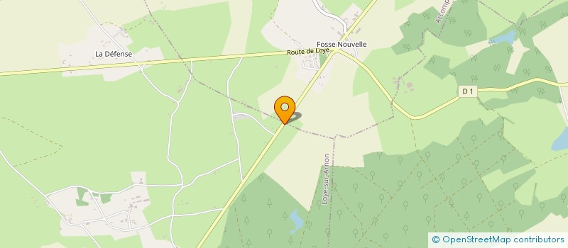 localisation de l'entreprise MONSIEUR ANTHONY BRINIOLI  LOYE-SUR-ARNON