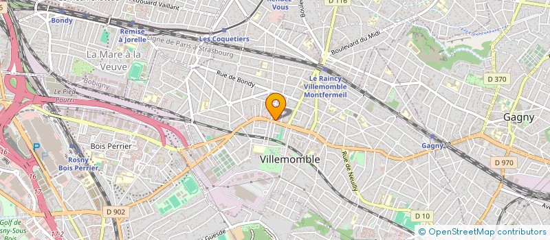 localisation de l'entreprise MONSIEUR ANTHONY BRITO à VILLEMOMBLE