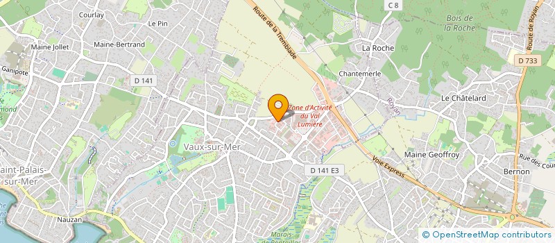 localisation de l'entreprise MONSIEUR ANTHONY BROCHARD  VAUX-SUR-MER