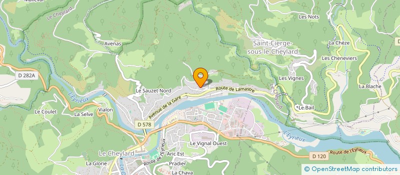 localisation de l'entreprise MONSIEUR ANTHONY BROCHIER  SAINT-CHRISTOL