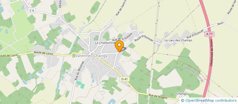localisation de l'entreprise MONSIEUR ANTHONY BROQUET  VARENNES-CHANGY