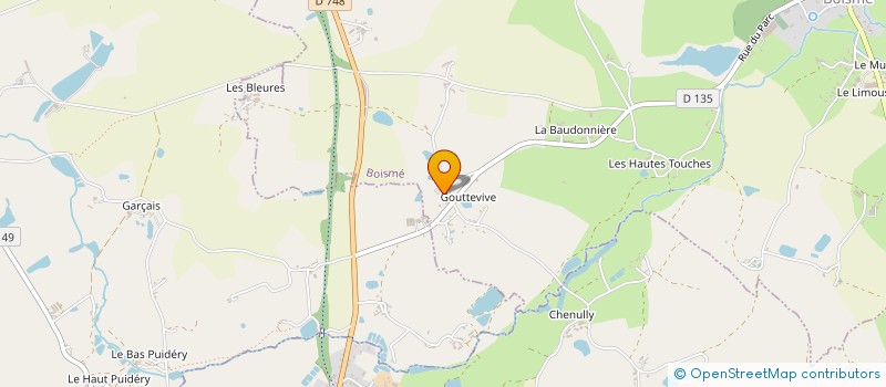 localisation de l'entreprise MONSIEUR ANTHONY BROSSARD  BOISME