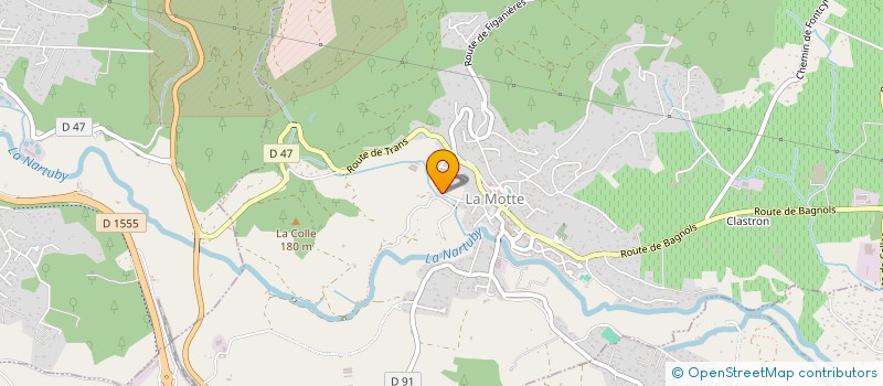 localisation de l'entreprise MONSIEUR ANTHONY BROWN  LA MOTTE