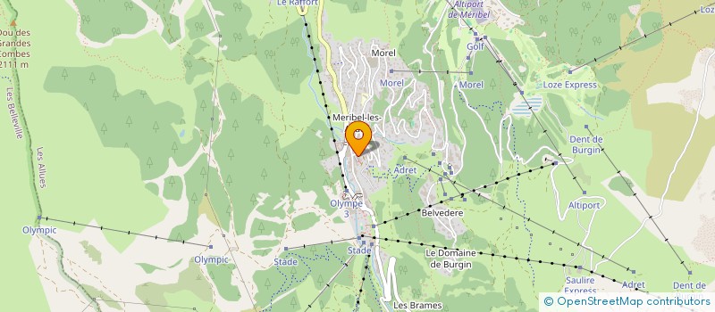 localisation de l'entreprise MONSIEUR ANTHONY BRUCCOLERI  LES ALLUES