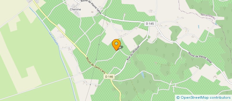 localisation de l'entreprise MONSIEUR ANTHONY BRUN  SAINT-BONNET-SUR-GIRONDE