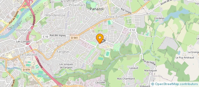 localisation de l'entreprise MONSIEUR ANTHONY BRUN à PANAZOL