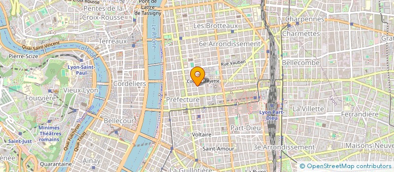 localisation de l'entreprise MONSIEUR ANTHONY BRUN  LYON