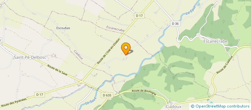 localisation de l'entreprise MONSIEUR ANTHONY BRUNE  CIADOUX